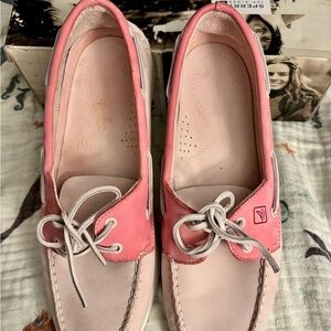 Women's size 11 Pink Sperry Topsiders